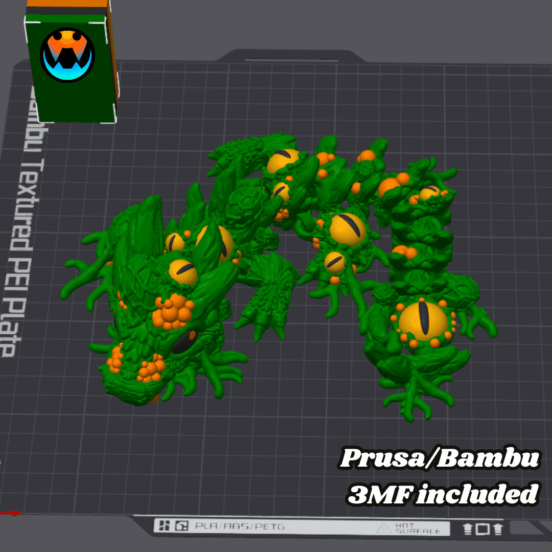 Baby Infested Dragon 3d model