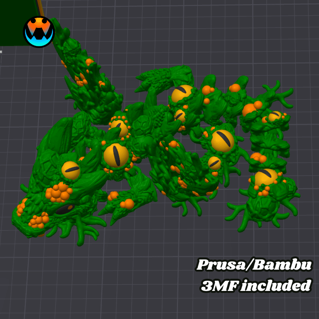 Baby Infested Dragon 3d model