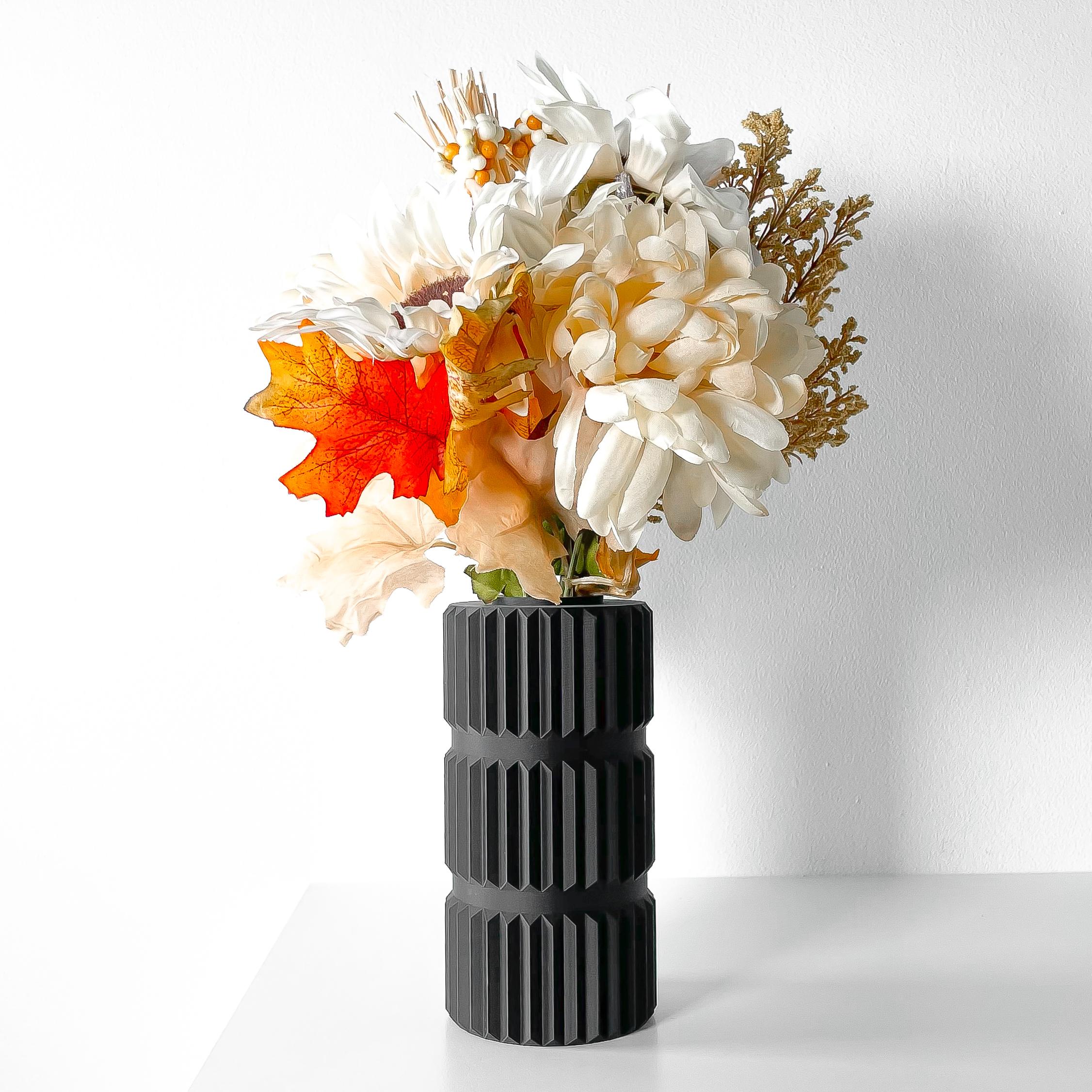 The Galorin Vase, Modern and Unique Home Decor for Dried and Flower Arrangements  | STL File 3d model