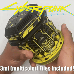 Mechanical Box Container Cyberpunk 2077 / Print in place 3d model