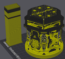 Mechanical Box Container Cyberpunk 2077 / Print in place 3d model