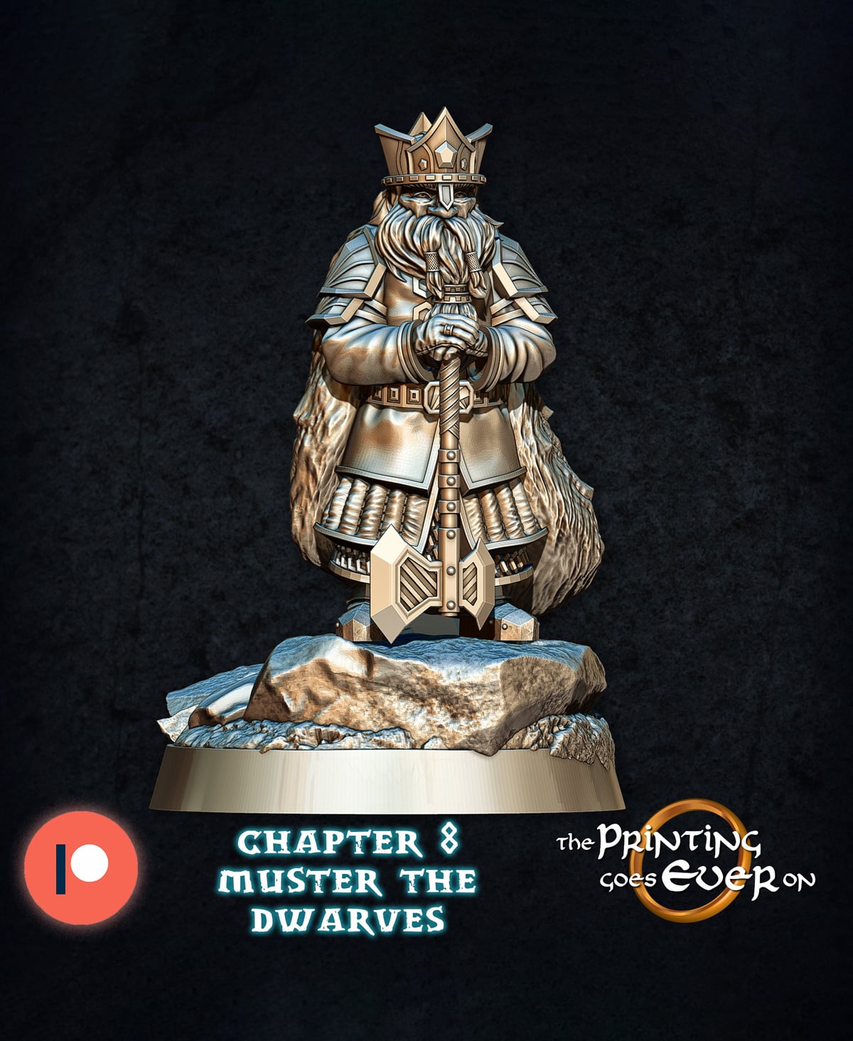 Dwarven King 3d model