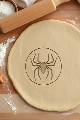 Spider Cookie Cutter, Biscuit Cutter 3d model
