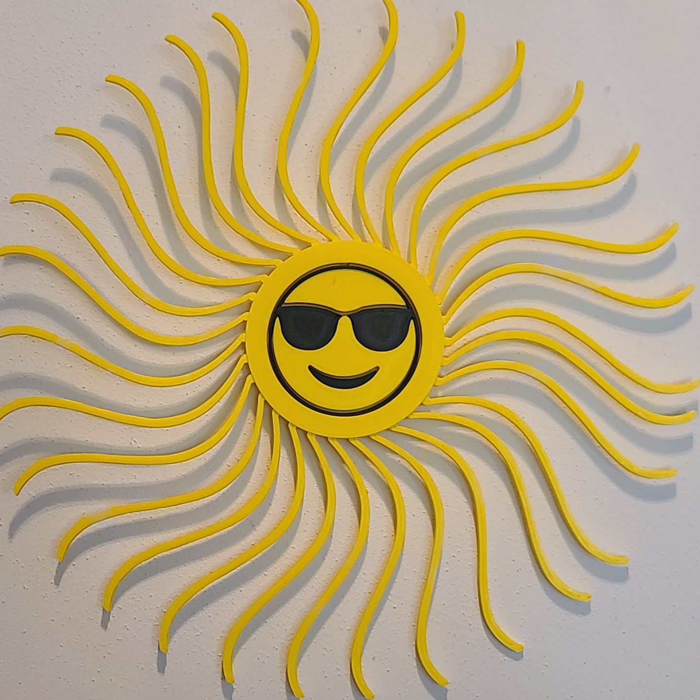 Sun Wall Art - Fully Scalable Sun Art 3d model