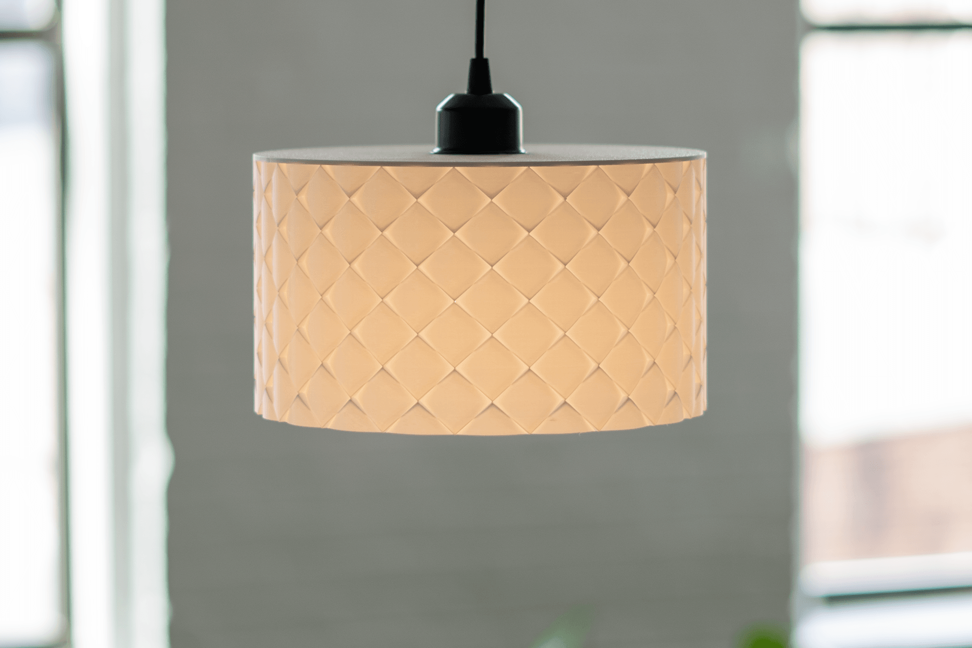 Quilted Pendant Light 3d model