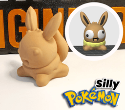 Silly Pokémon - Eevee 3d model