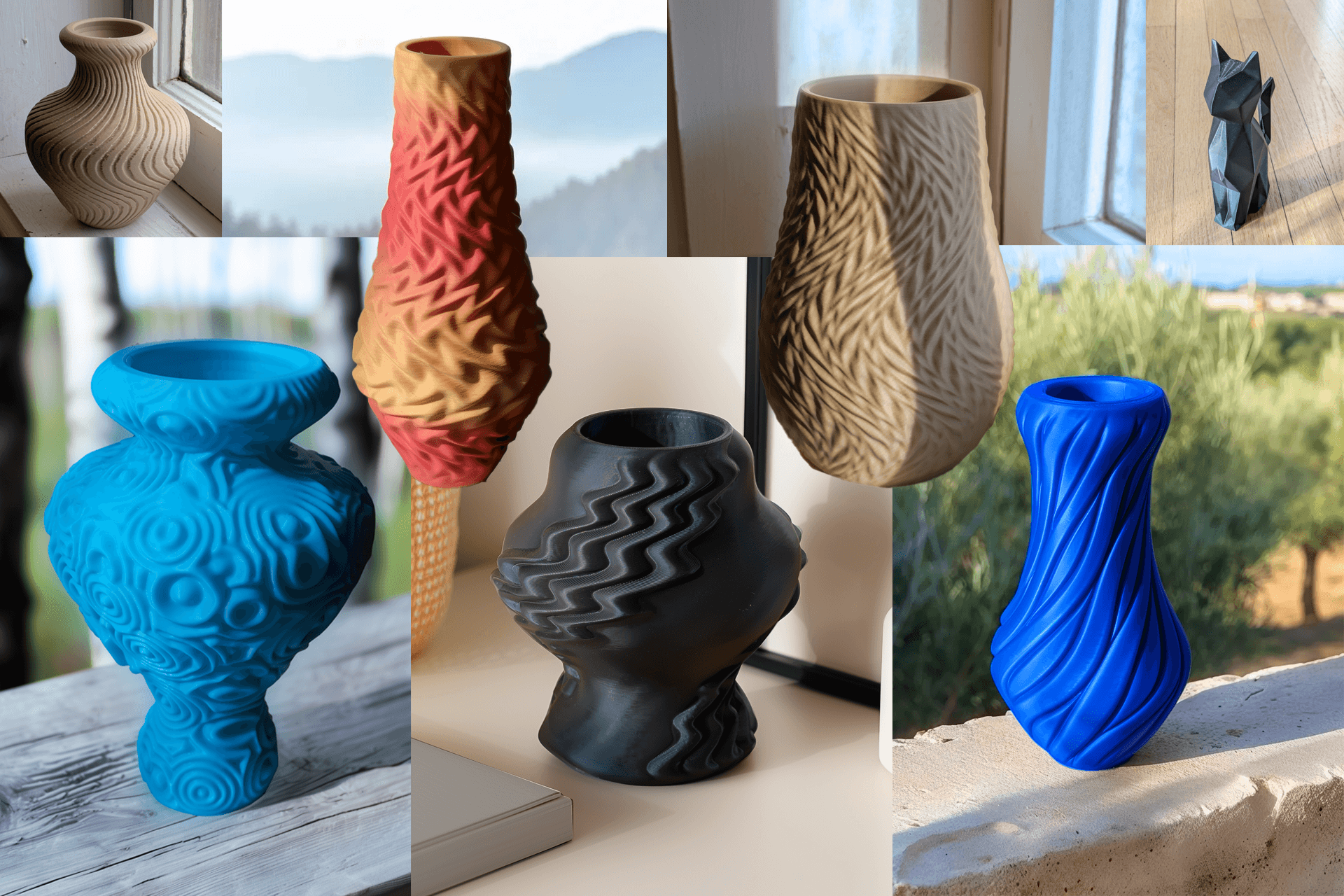 Trypa Vase - Biomorphic Vase 3d model