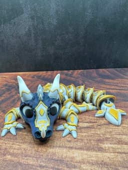 Papa Platescale: Armored Dragon 3d model