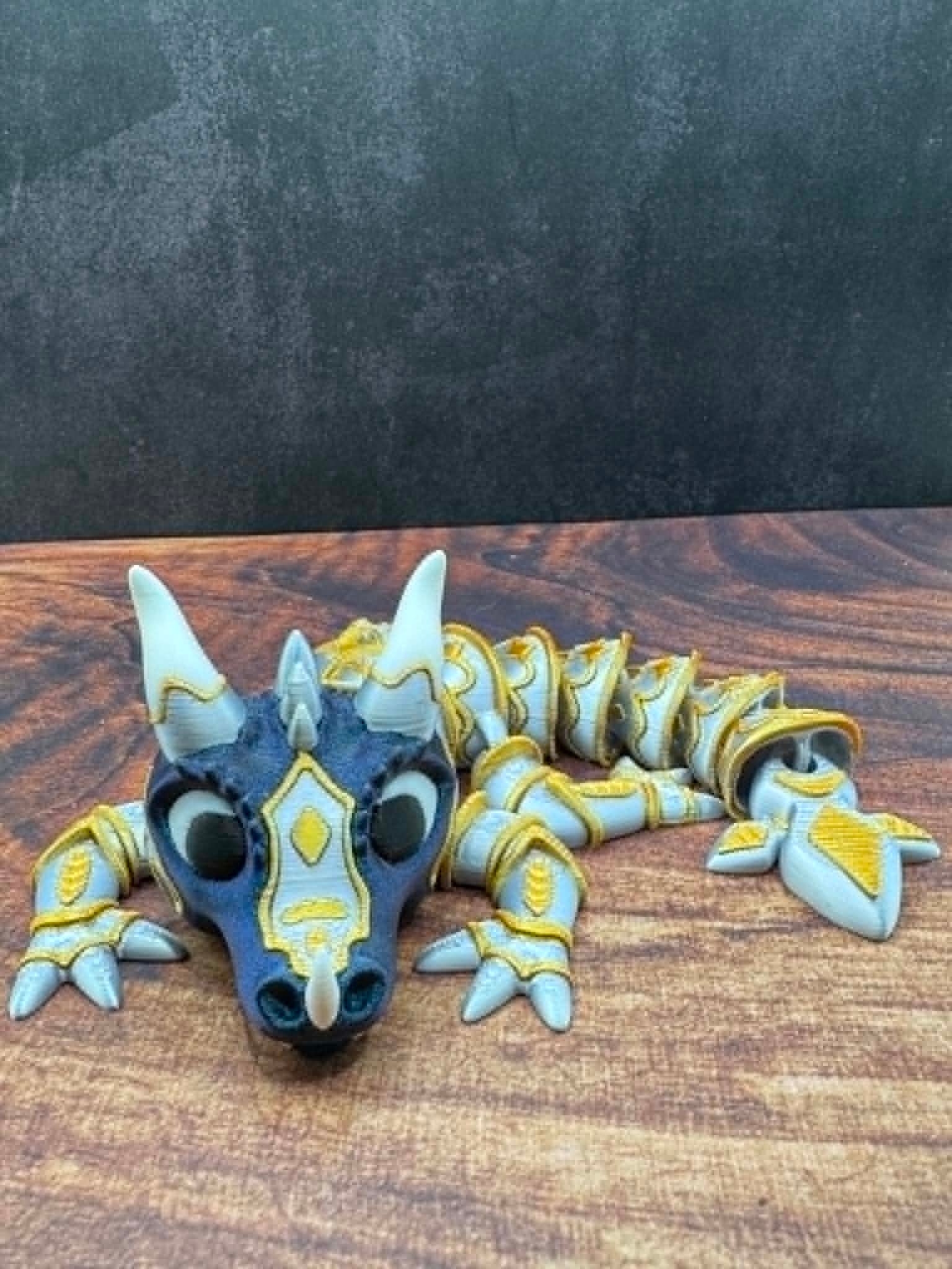 Papa Platescale: Armored Dragon 3d model
