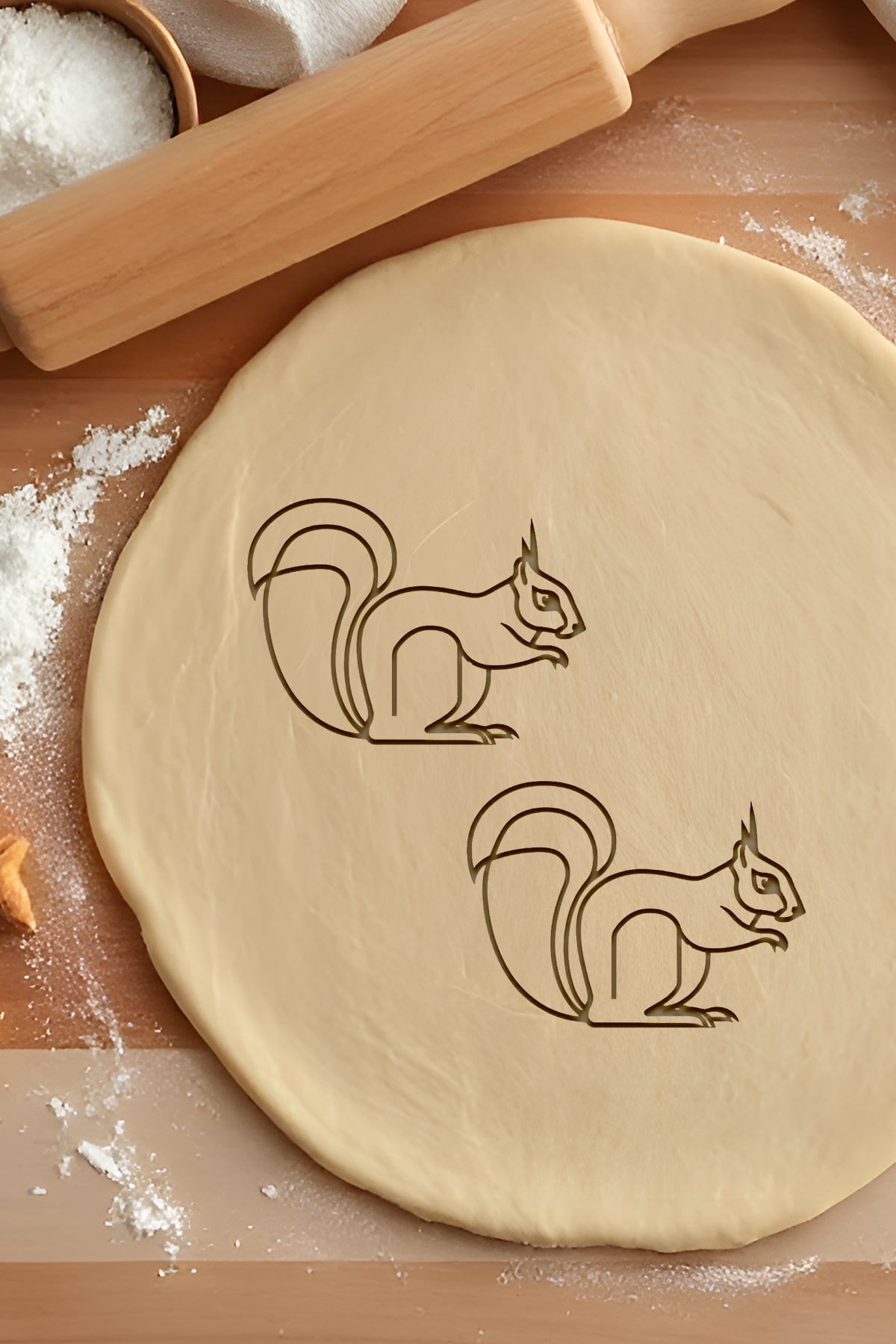 Squirrel Cookie Cutter, Biscuit Cutter 3d model