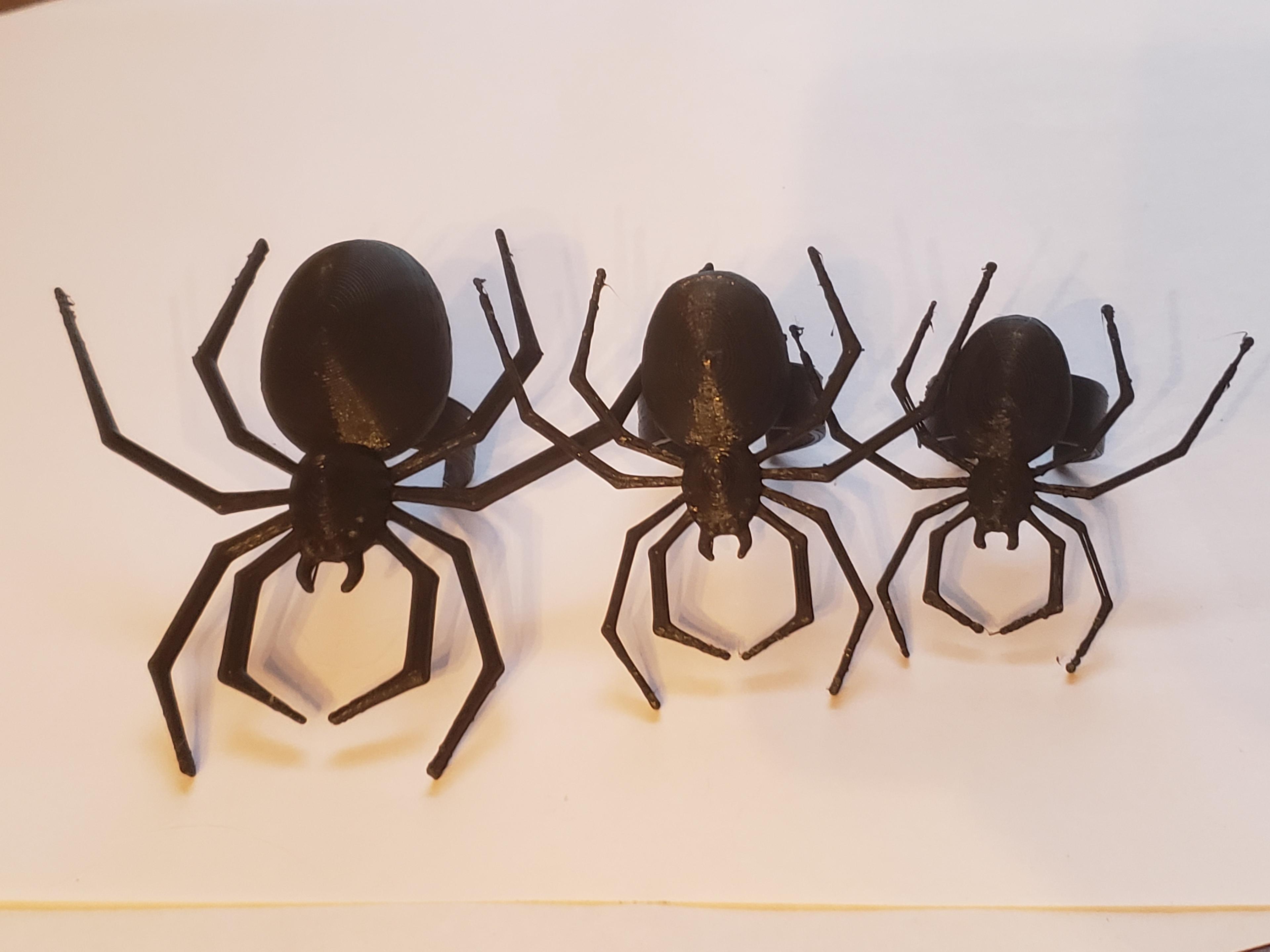 Spider Rings for Halloween Costume - Large, medium, small - 3d model