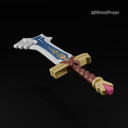 Ahrah Sword – Dust: An Elysian Tail 3d model