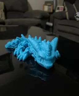 Awesome blue snap dragon!!!! 3d model