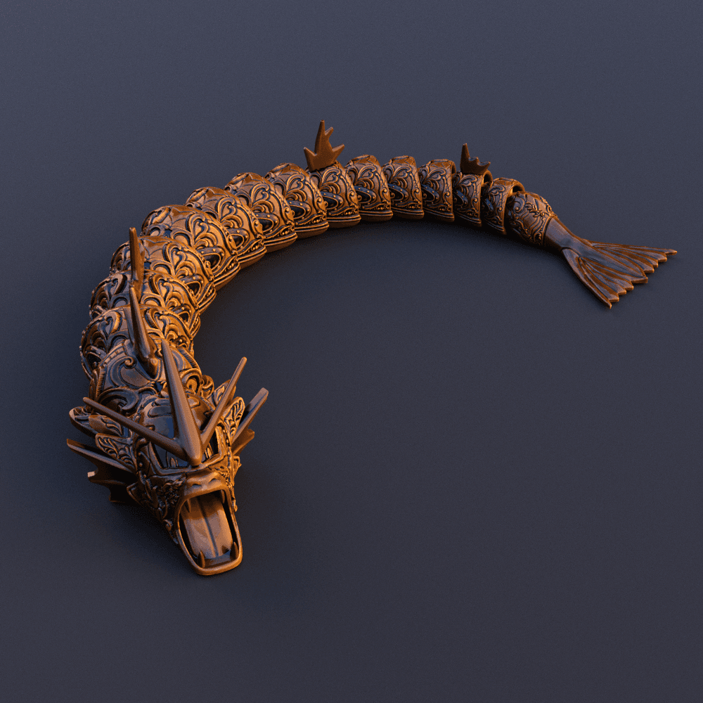 Articulating Gyarados - Ornamental 3d model