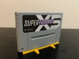 Universal SNES Cartridge Stands (NTSC + PAL) (4x and 1x) 3d model