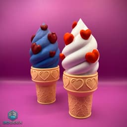 I Love ICE CREAM 3d model