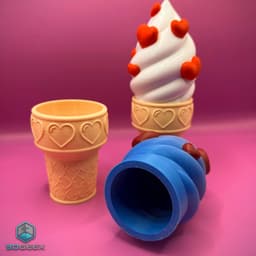 I Love ICE CREAM 3d model