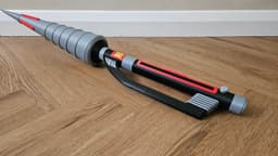 Power Rangers in Space - Red Ranger Spiral Saber 3d model