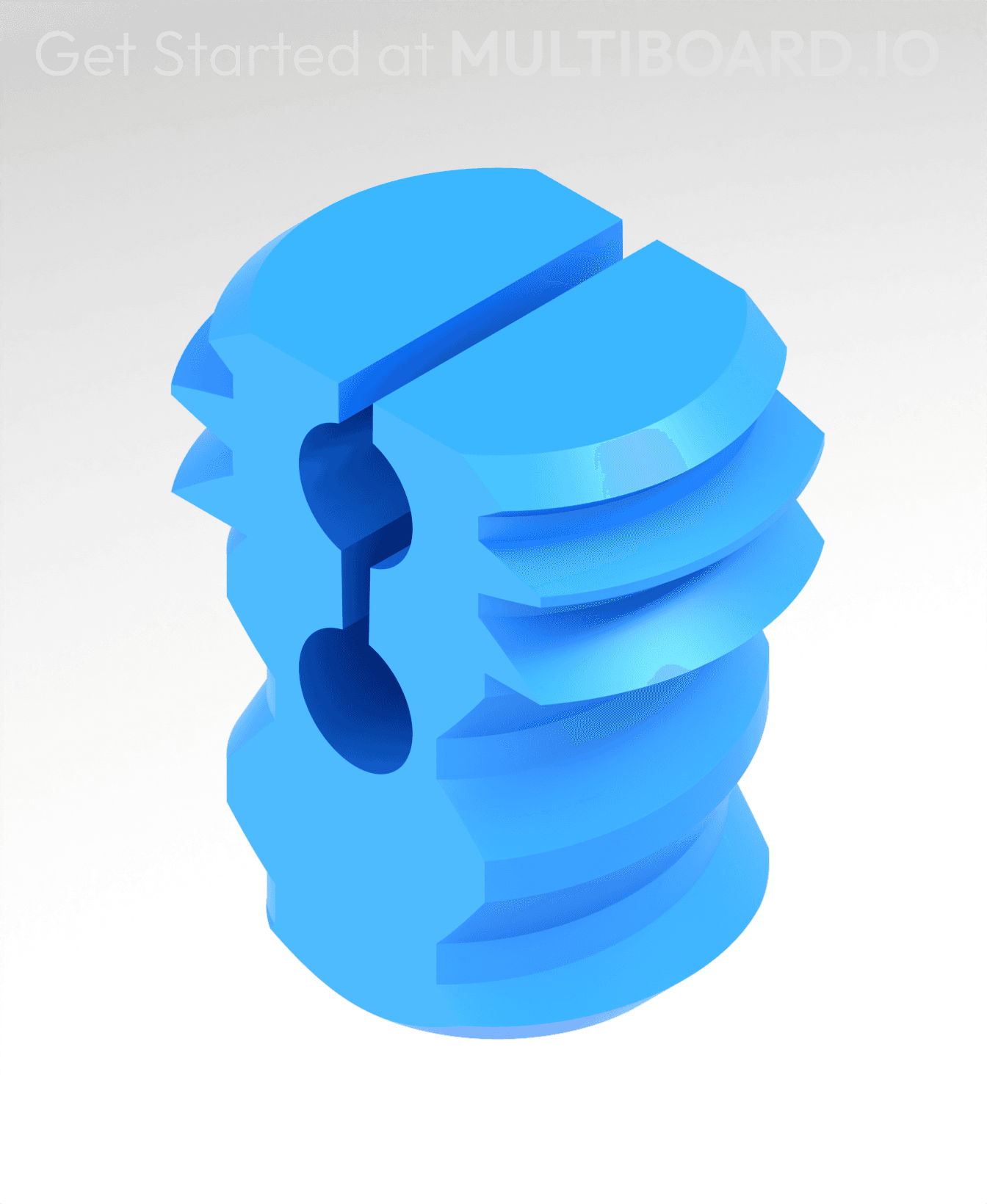 Small Clip to Small Thread 3d model