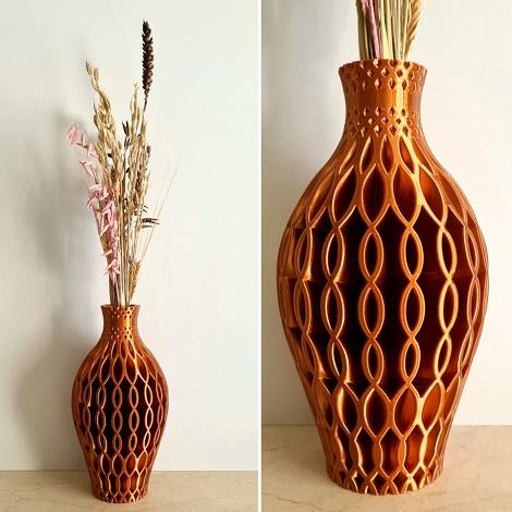 Waved vase 3d model