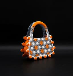 MforS 3D-printed Handbag & Clutch - V2/04 - Stars Pattern 3d model