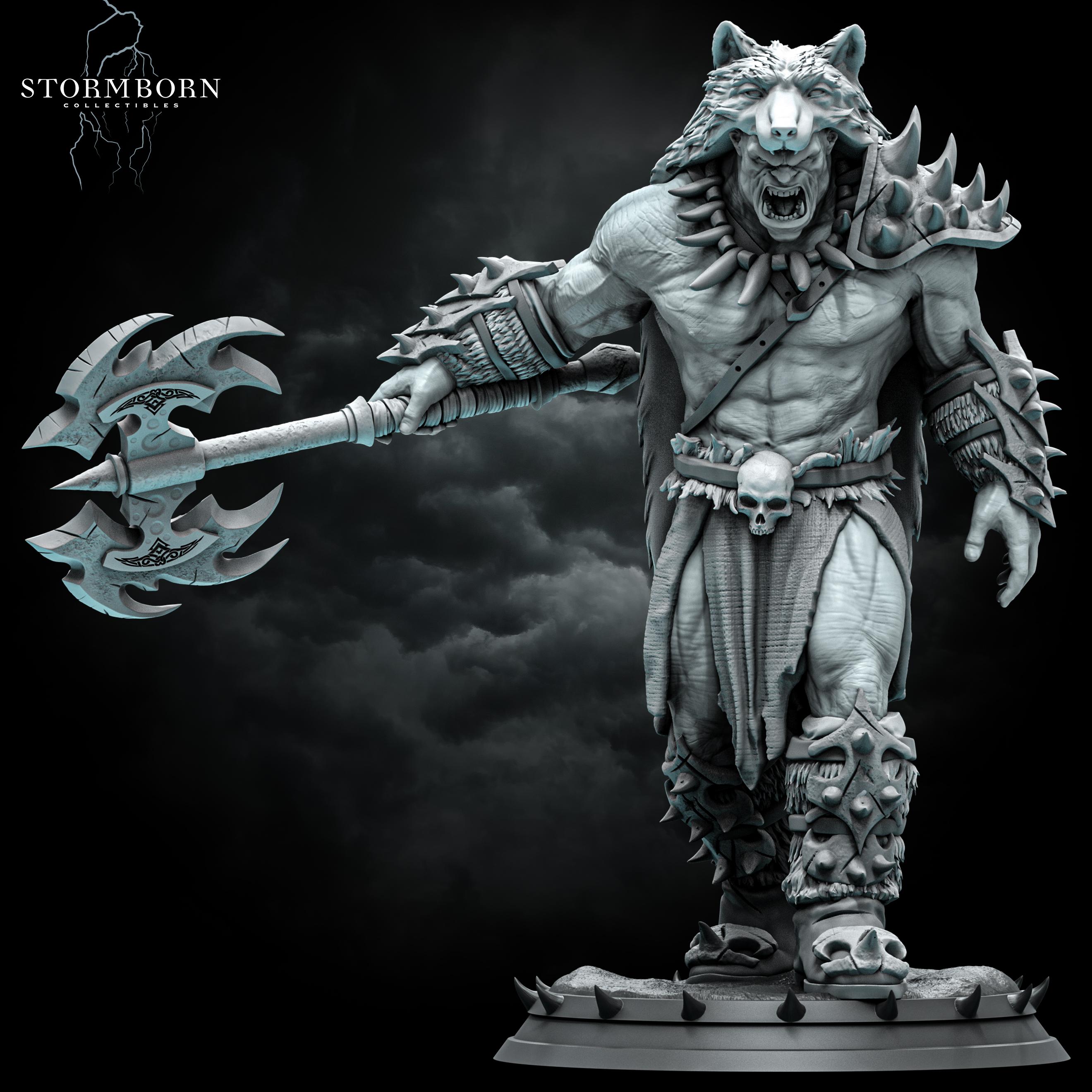 (1:12 Scale Statue) Ushnar, The Ruthless 3d model