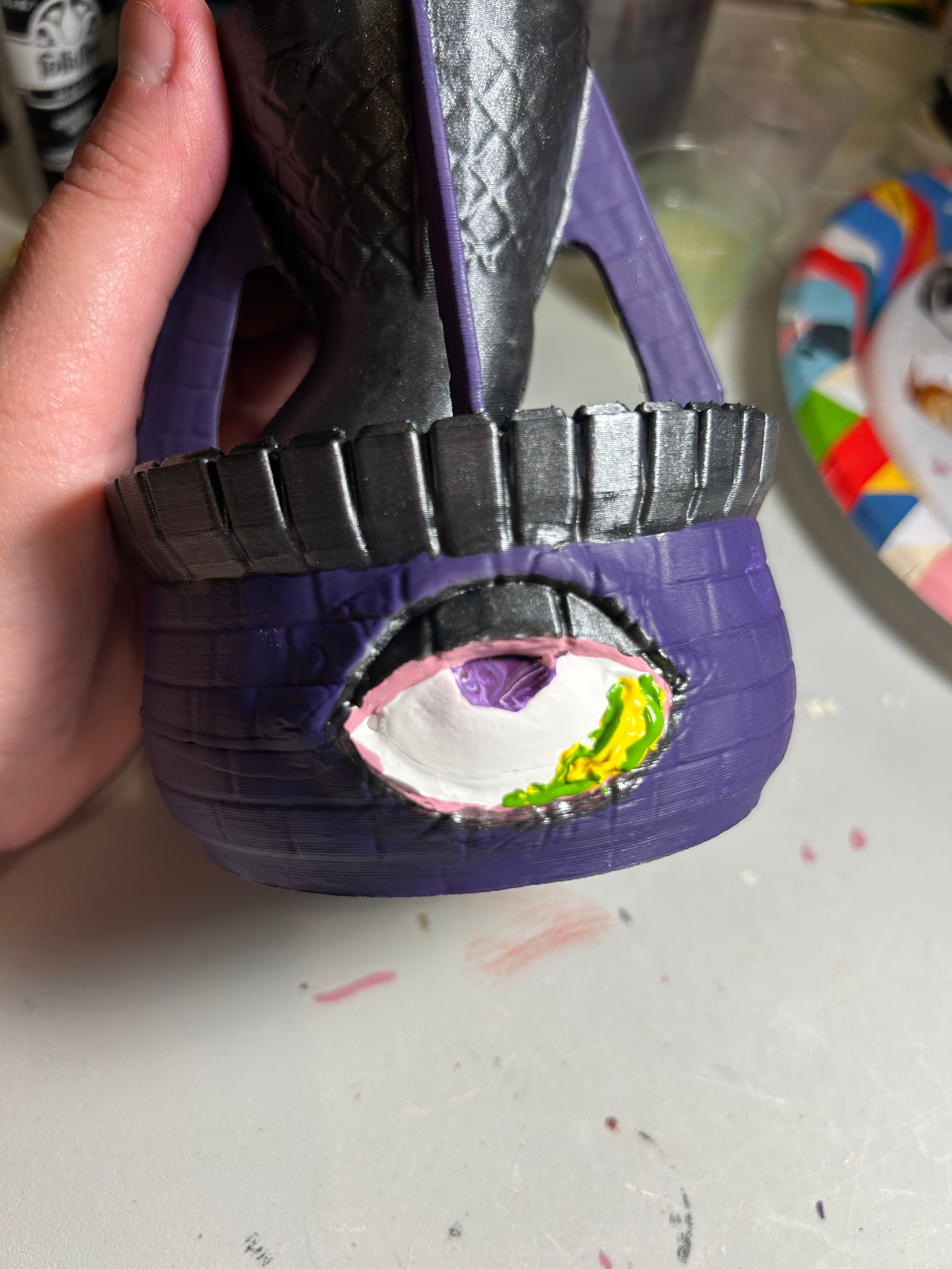 I am having a ton of fun painting this print!