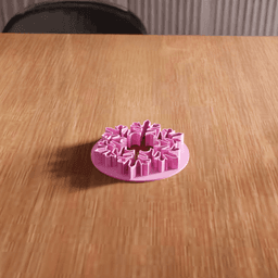 Snowflake Cookie Cutter Stamp Utensil 3d model