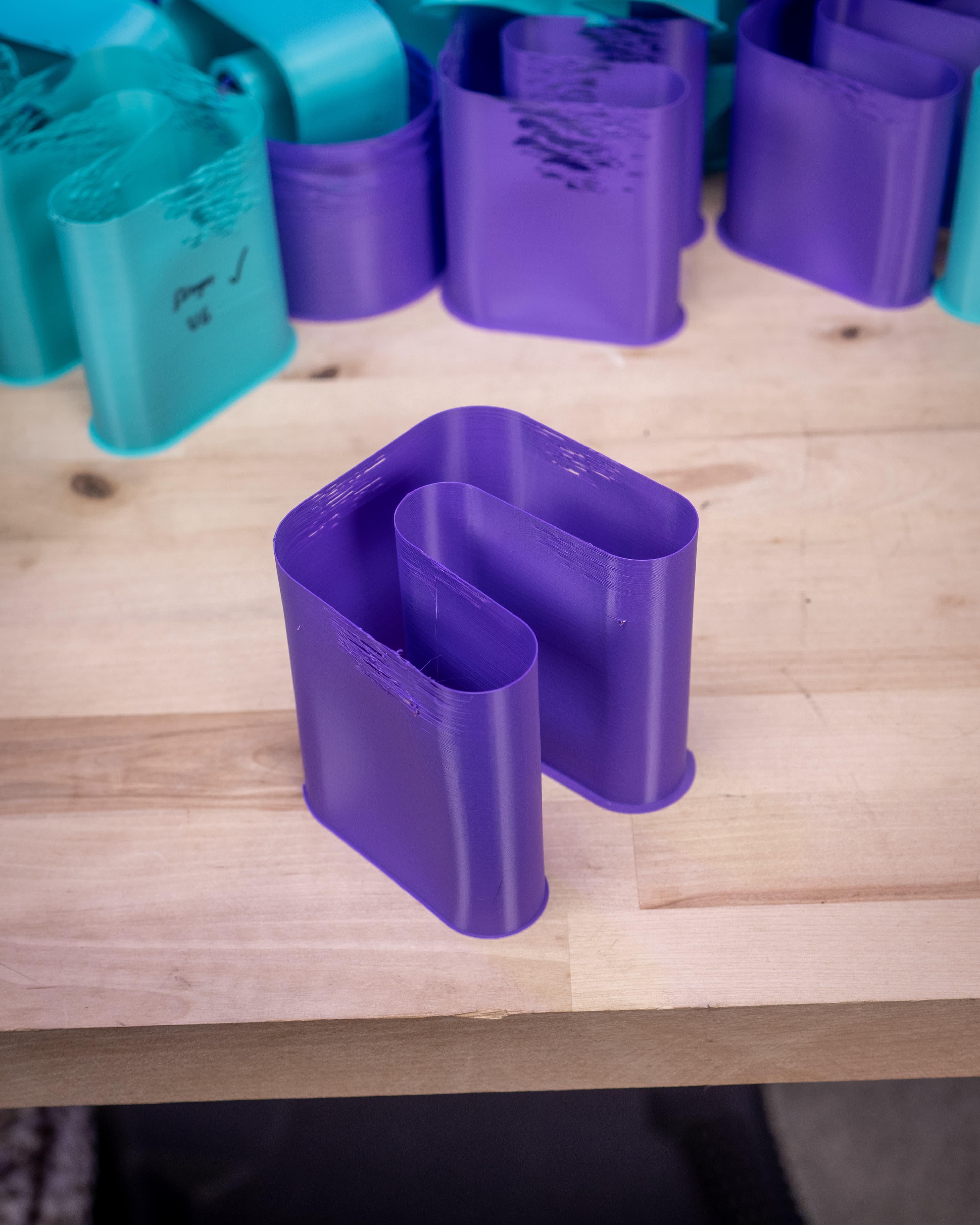 Voron V0.1 Flow Rate Test Race Track - 100mm Flowrate Test 3d model