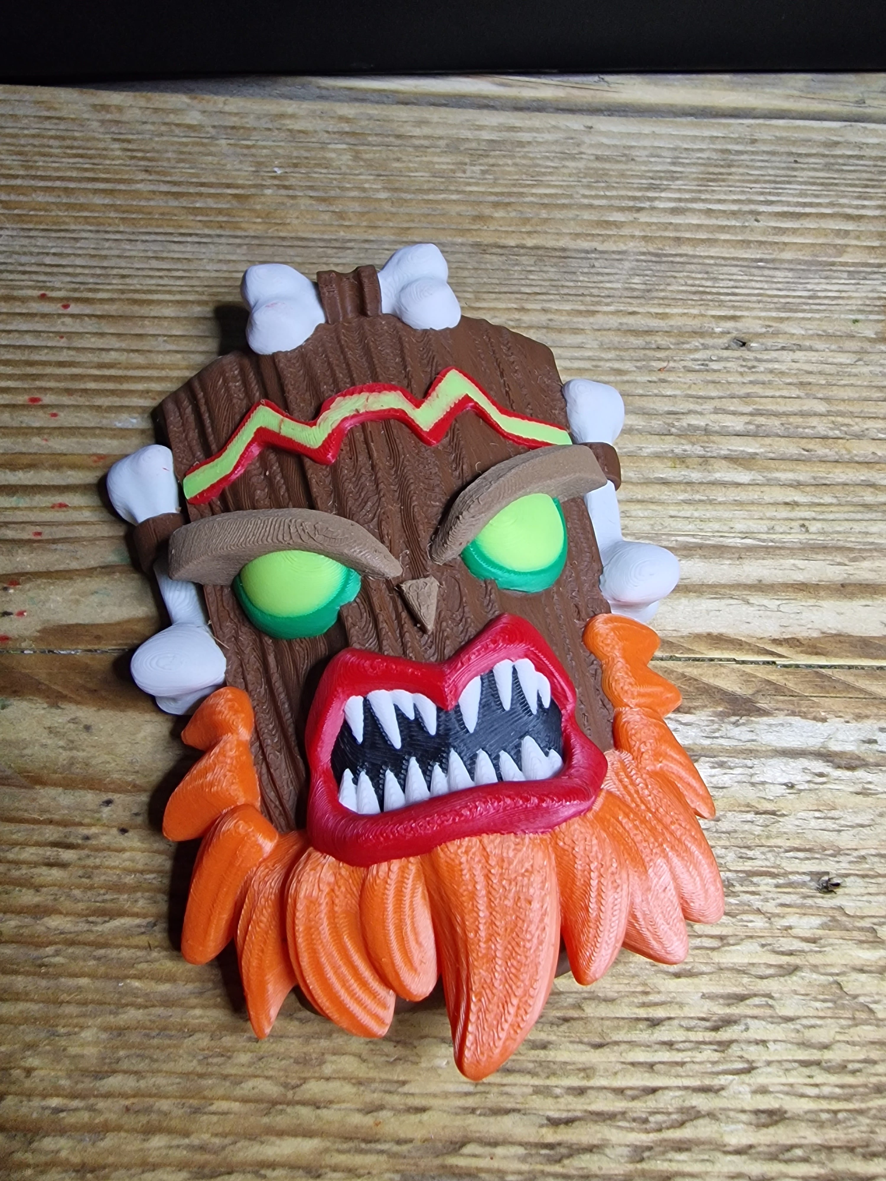 Uka Uka Crash Bandicoot Display Mask 3d model