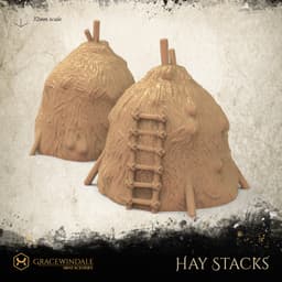 Haystacks 3d model