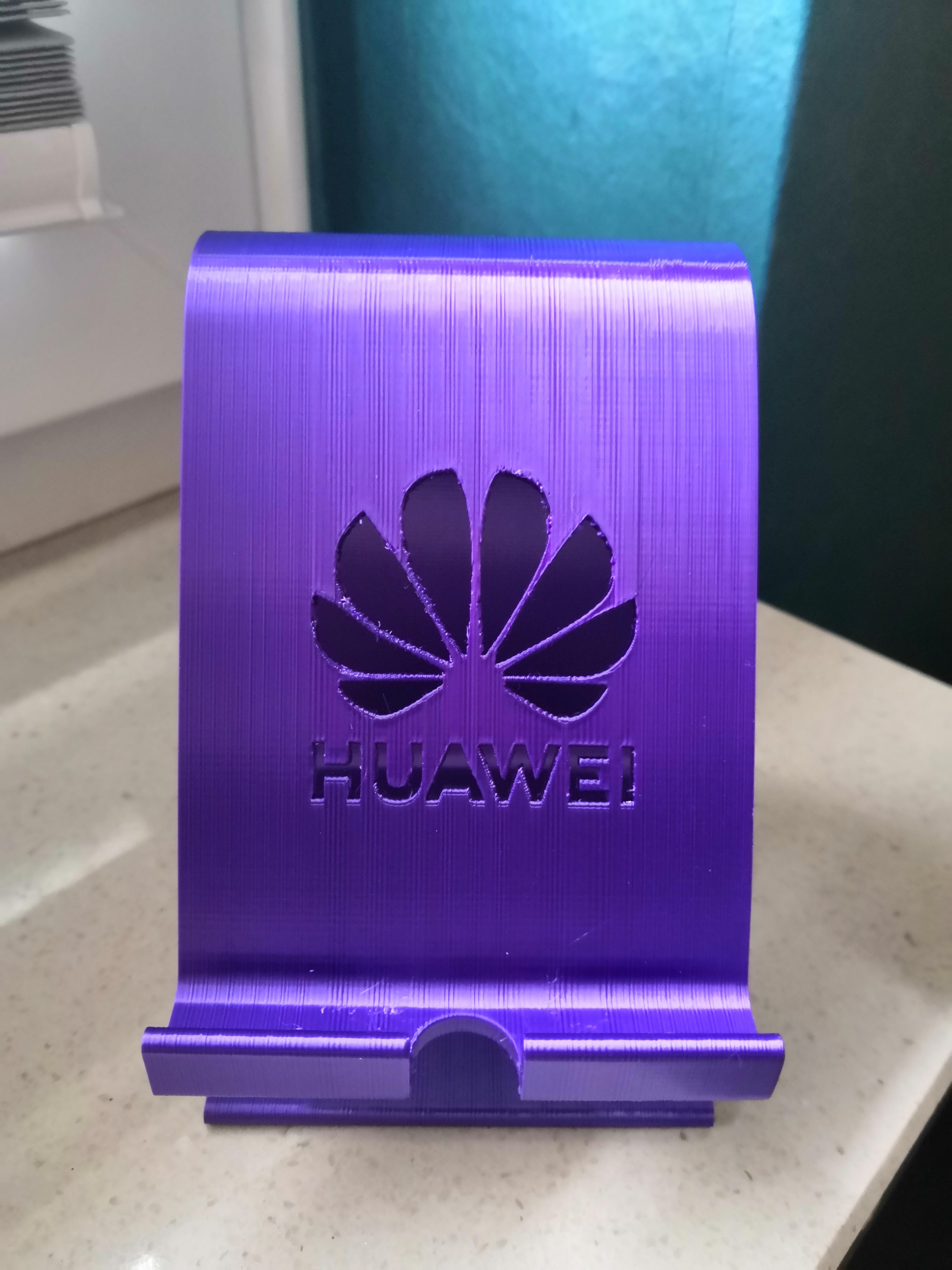 Phone stand Huawei logo 3d model