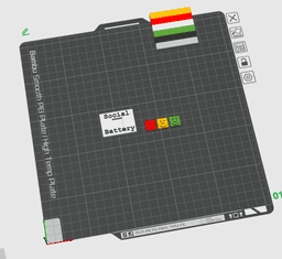 Social Battery STL.stl 3d model