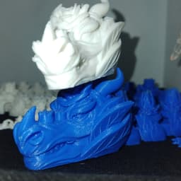 Blossom Wyrm: Articulated Floral Dragon – Flexi 3d model