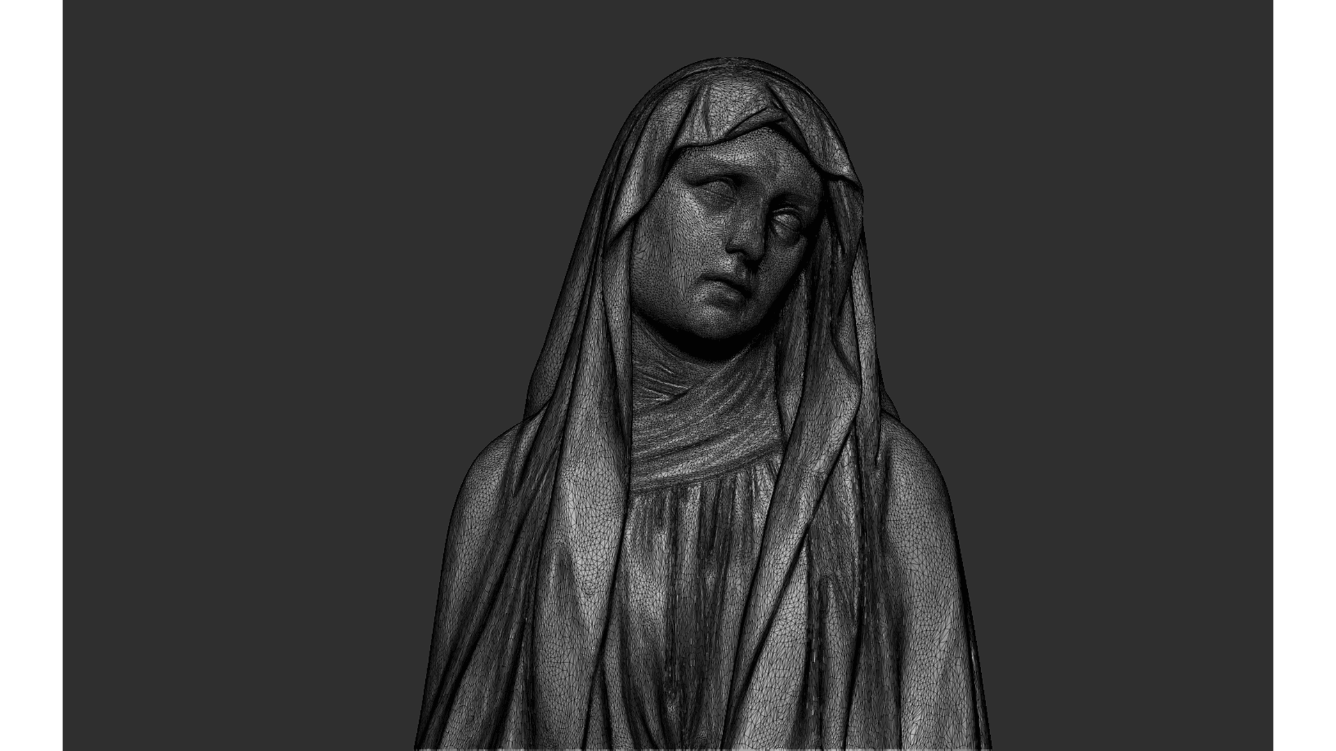 Our Lady Maria 3D Scanning STL Printable 3d model