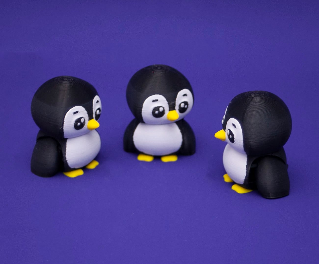 Flexi Penguins 3d model