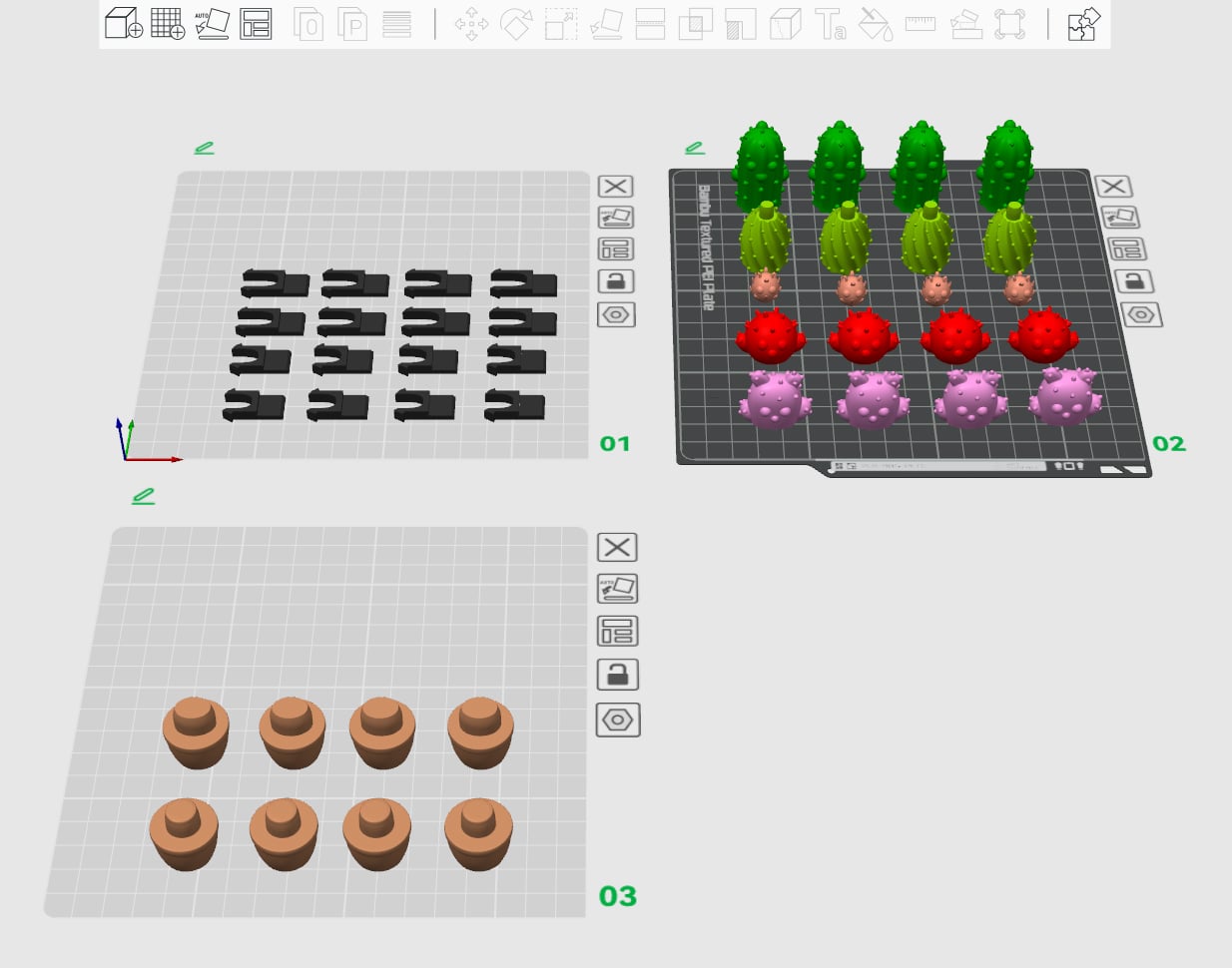 Cactus USB socket Cover 3d model