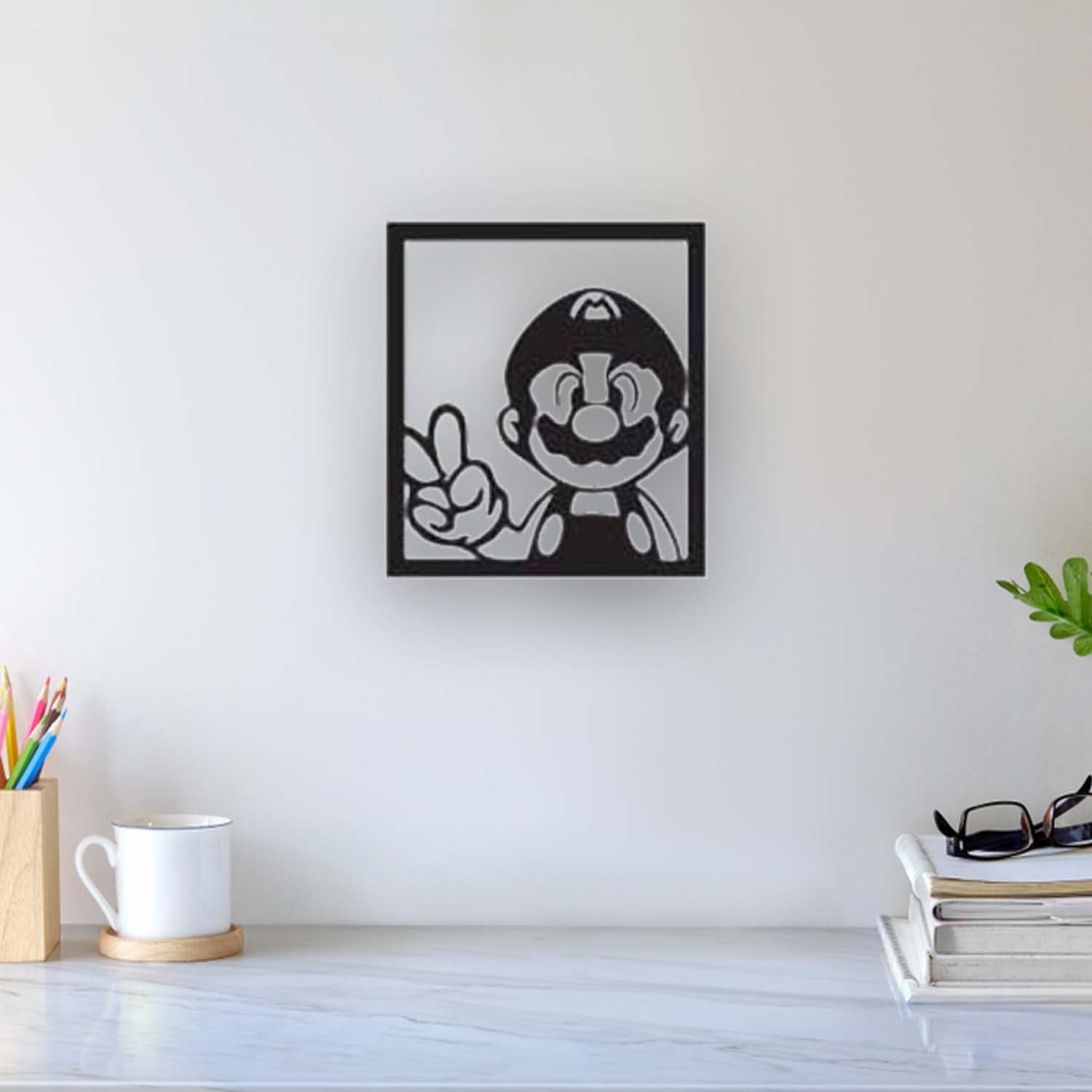 Super Mario Wall Art 3d model