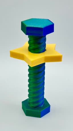 Spiral Spinner - Desk Fidget Toy by FerraroArts 3d model