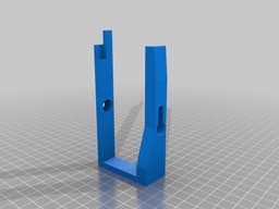 Mac Mini + Intel NUC Monitor Bracket 3d model