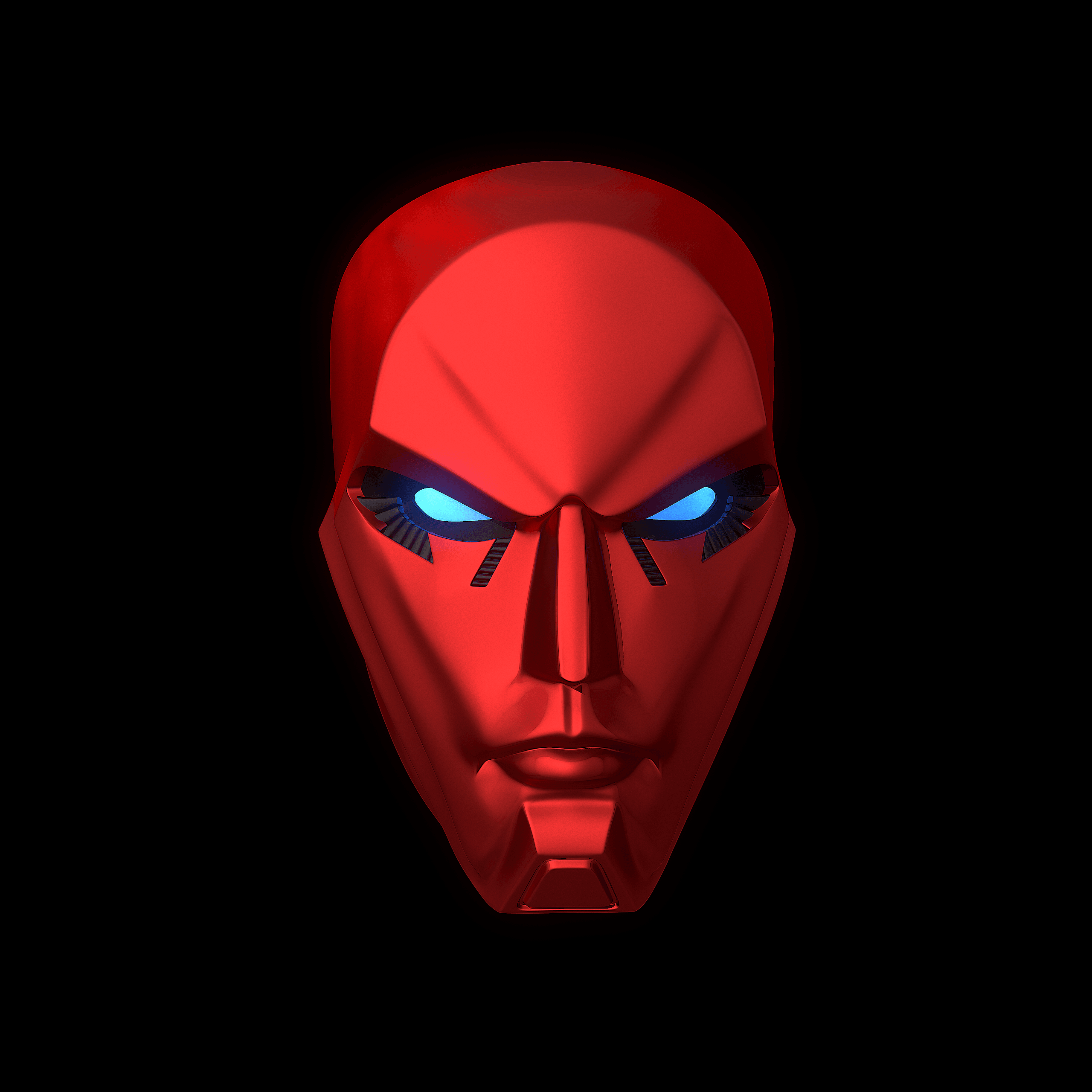 RedHood Tech Helmet 3d model