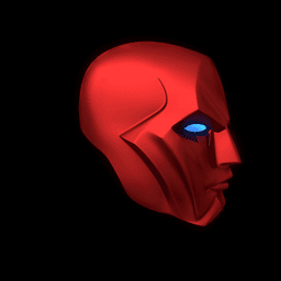 RedHood Tech Helmet 3d model