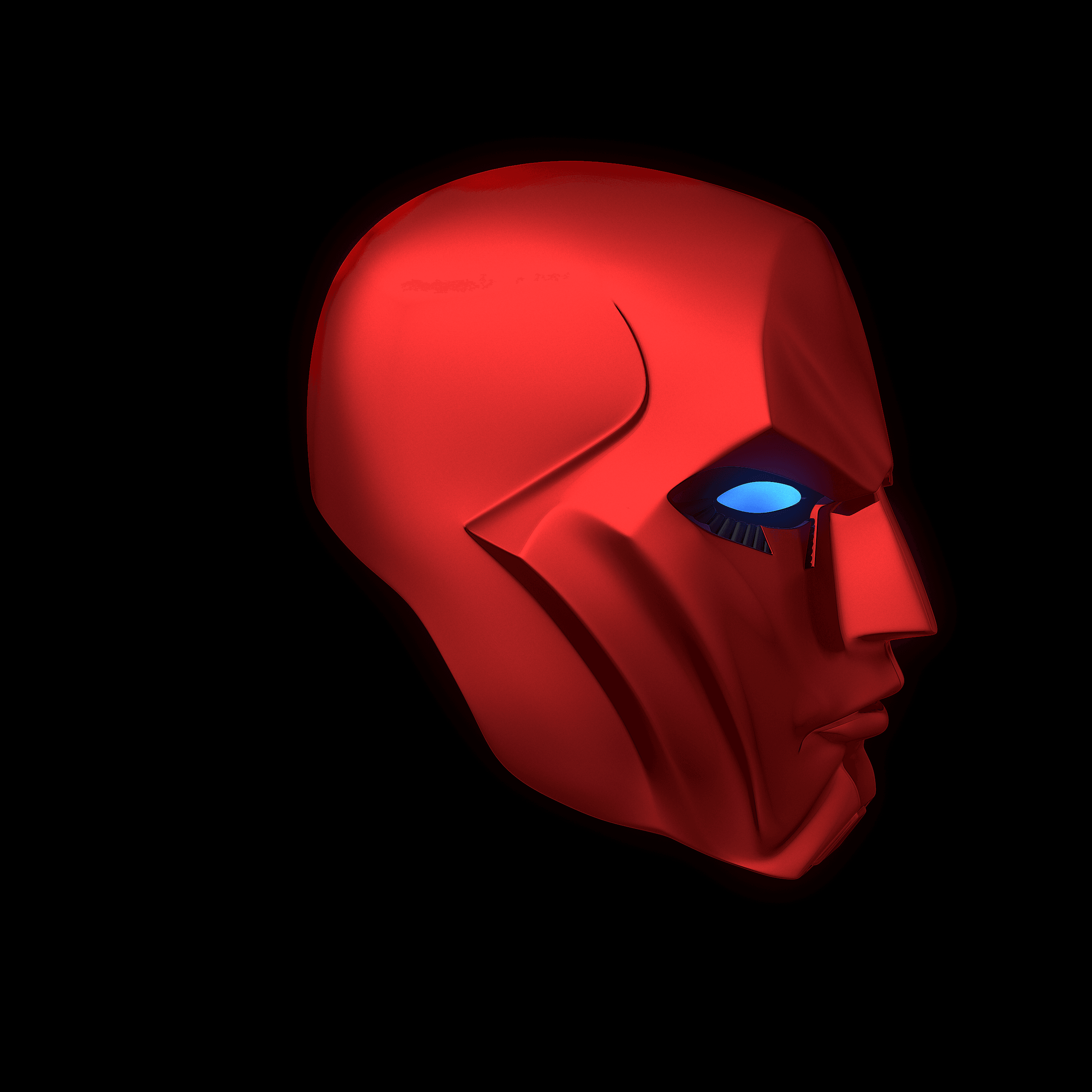 RedHood Tech Helmet 3d model