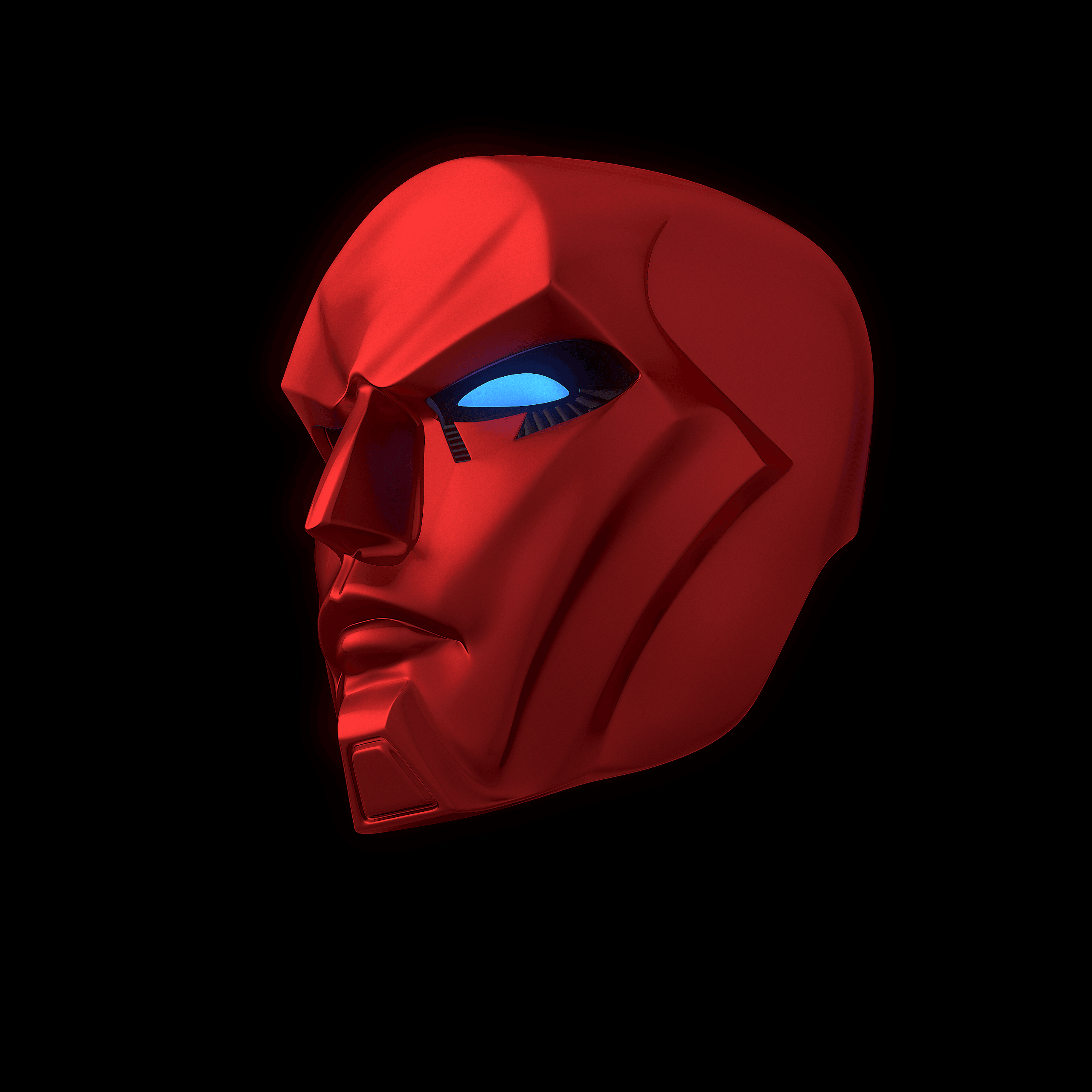 RedHood Tech Helmet 3d model