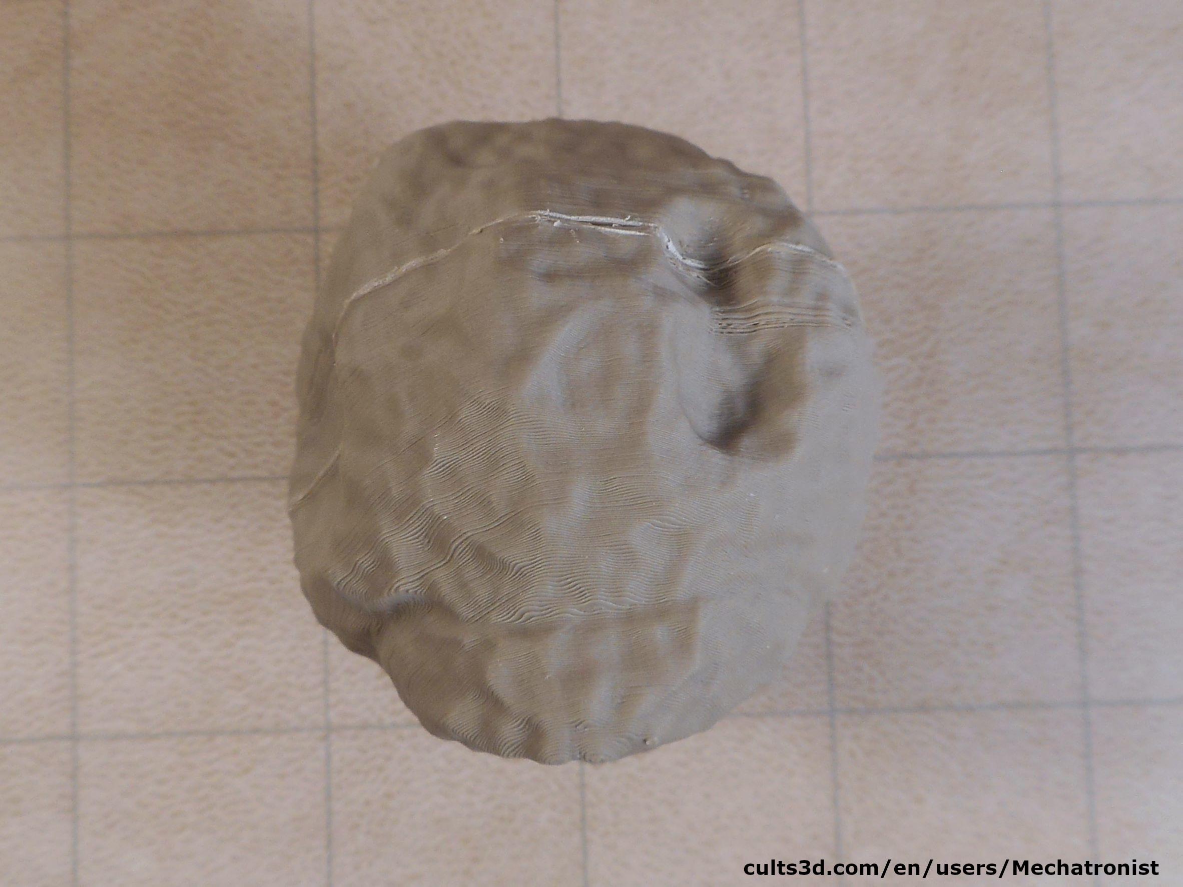 Eye Monger Miniature Asteroid Beholder Monster from DnD Spelljammer 3d model