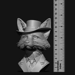 Fantastic Mr Fox Bust 3d model