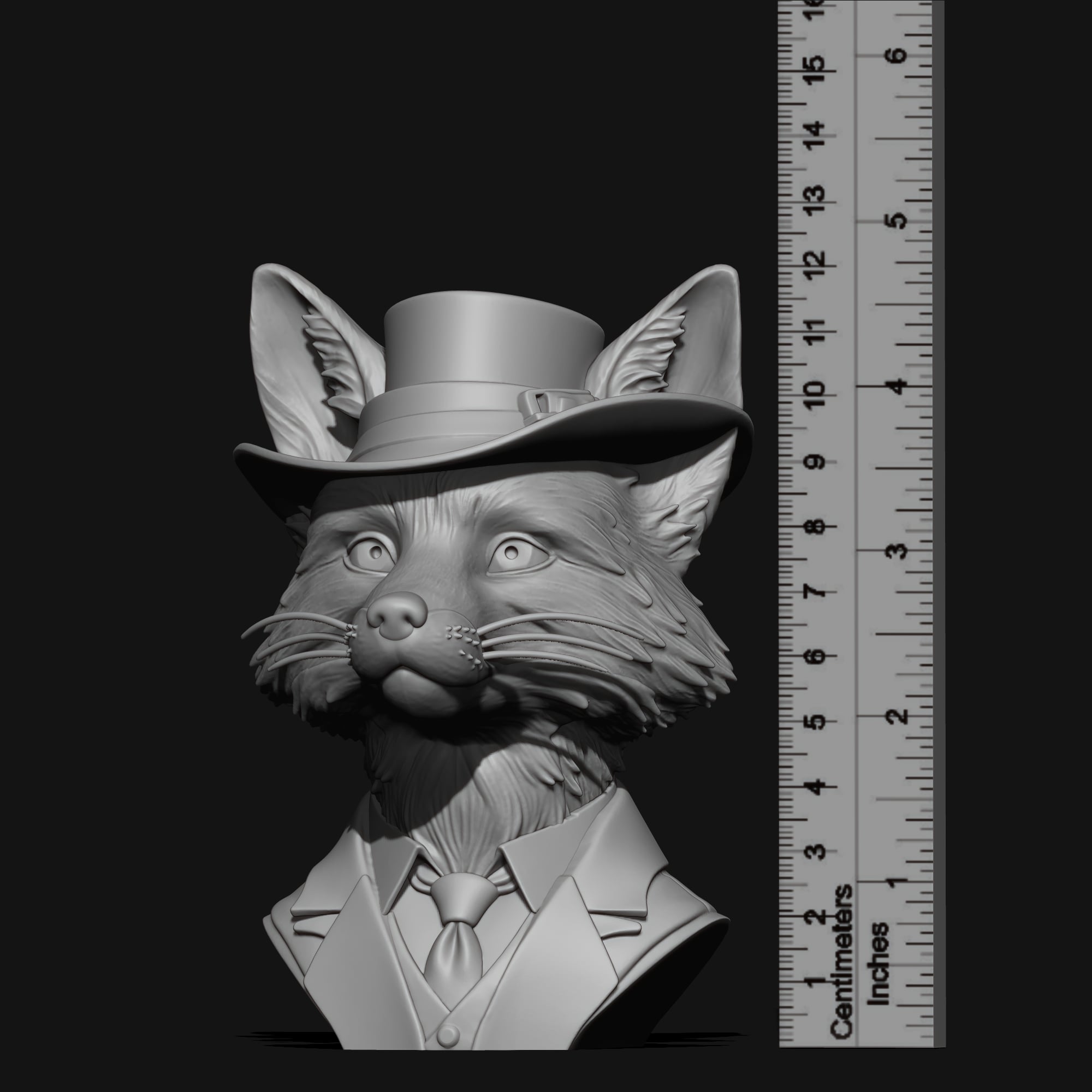 Fantastic Mr Fox Bust 3d model
