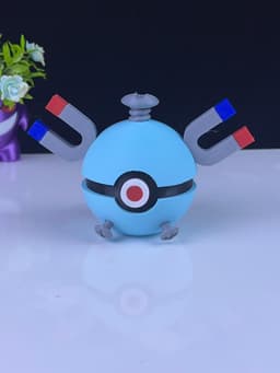 Magnemite Pokeball - Multipart 3d model