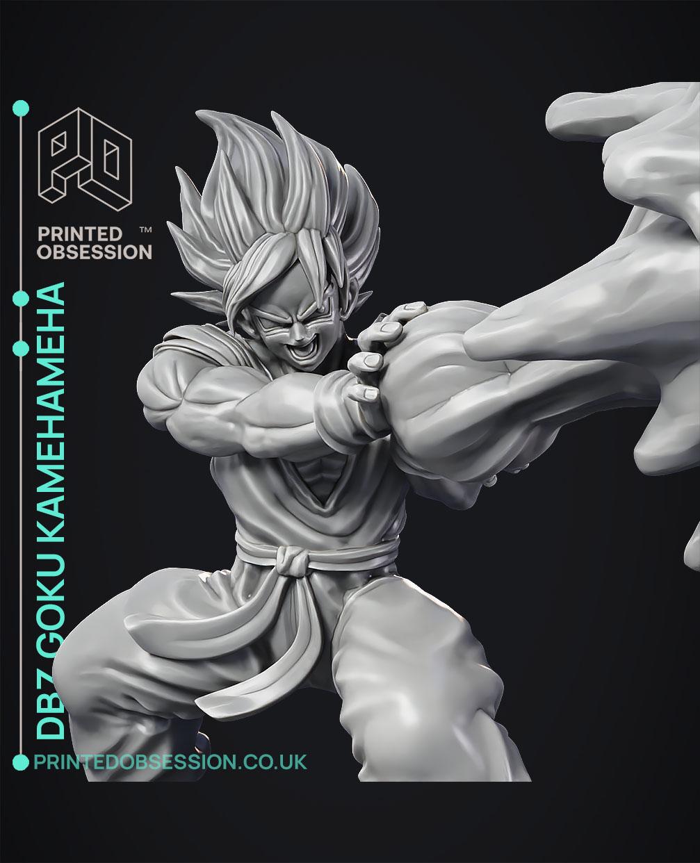 Goku kamehameha - Dragon Ball Z - Fan Art 3d model
