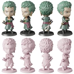 One Piece STL Files - Luffy Zoro Nami Sanji - Pirate Crew 3D Print Models 3d model